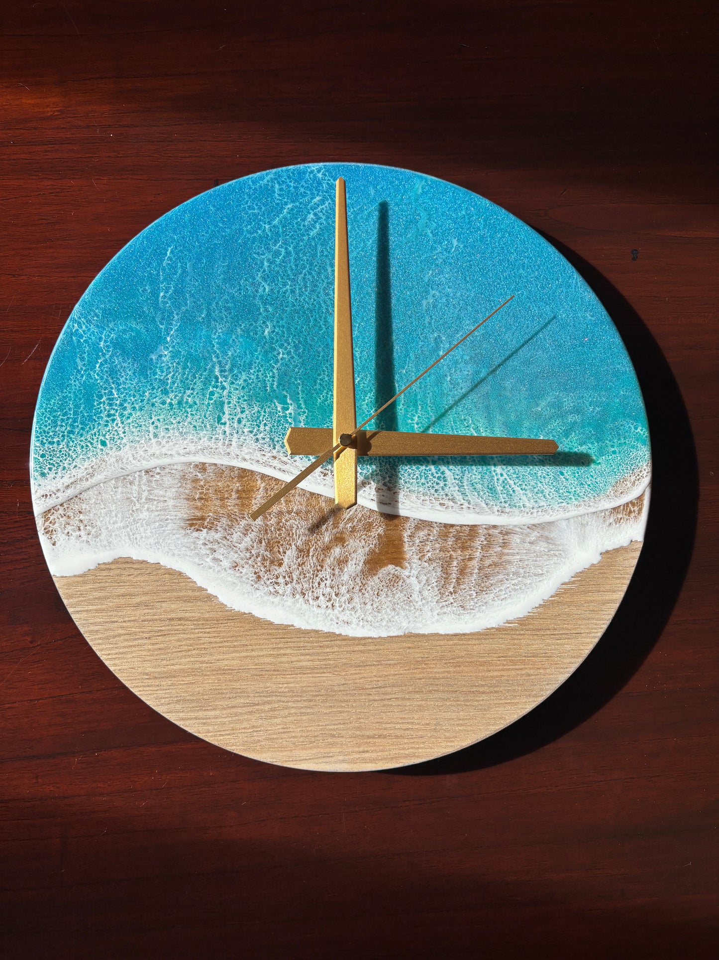 Resin Wave Clocks