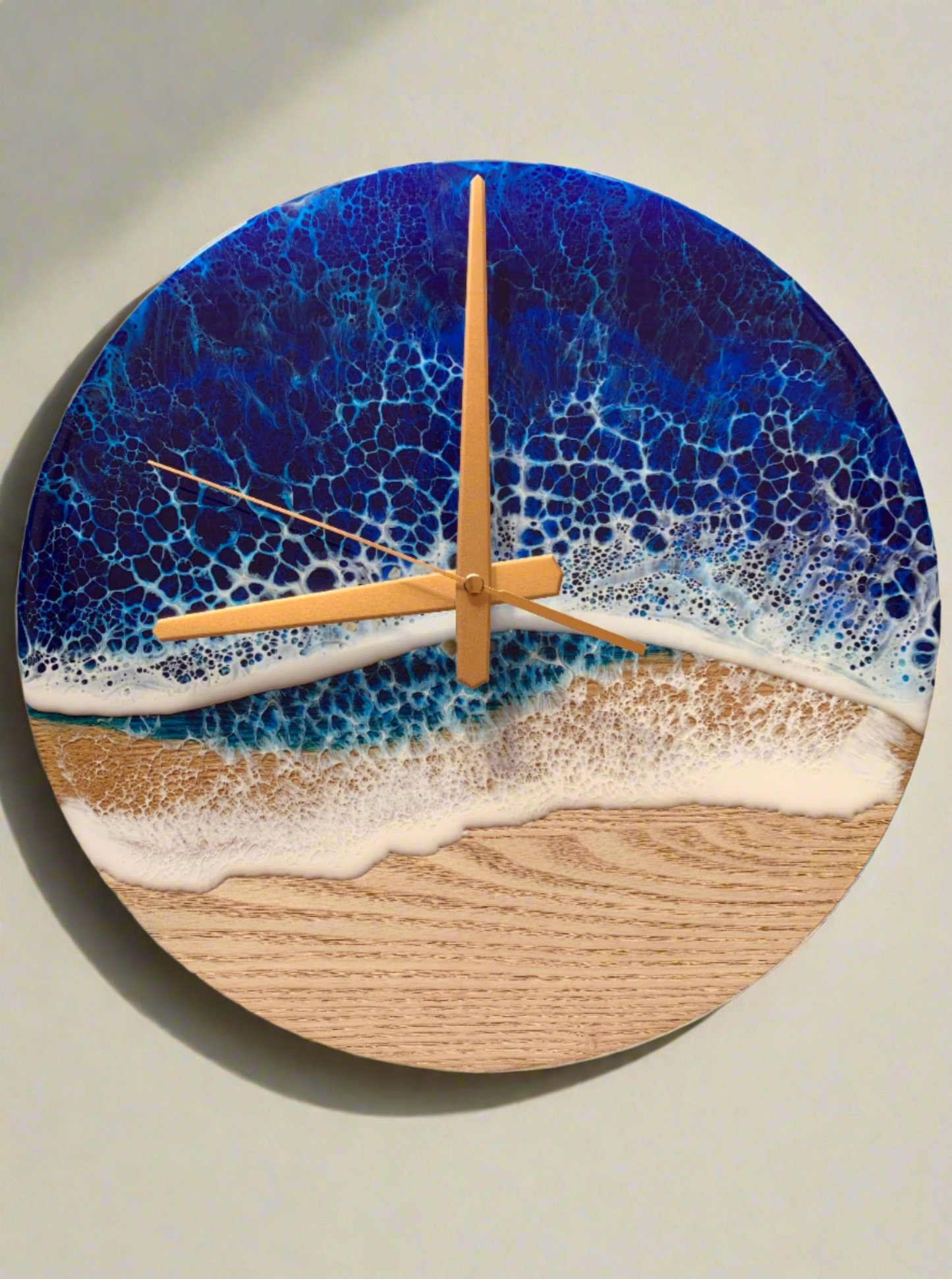 Resin Wave Clocks