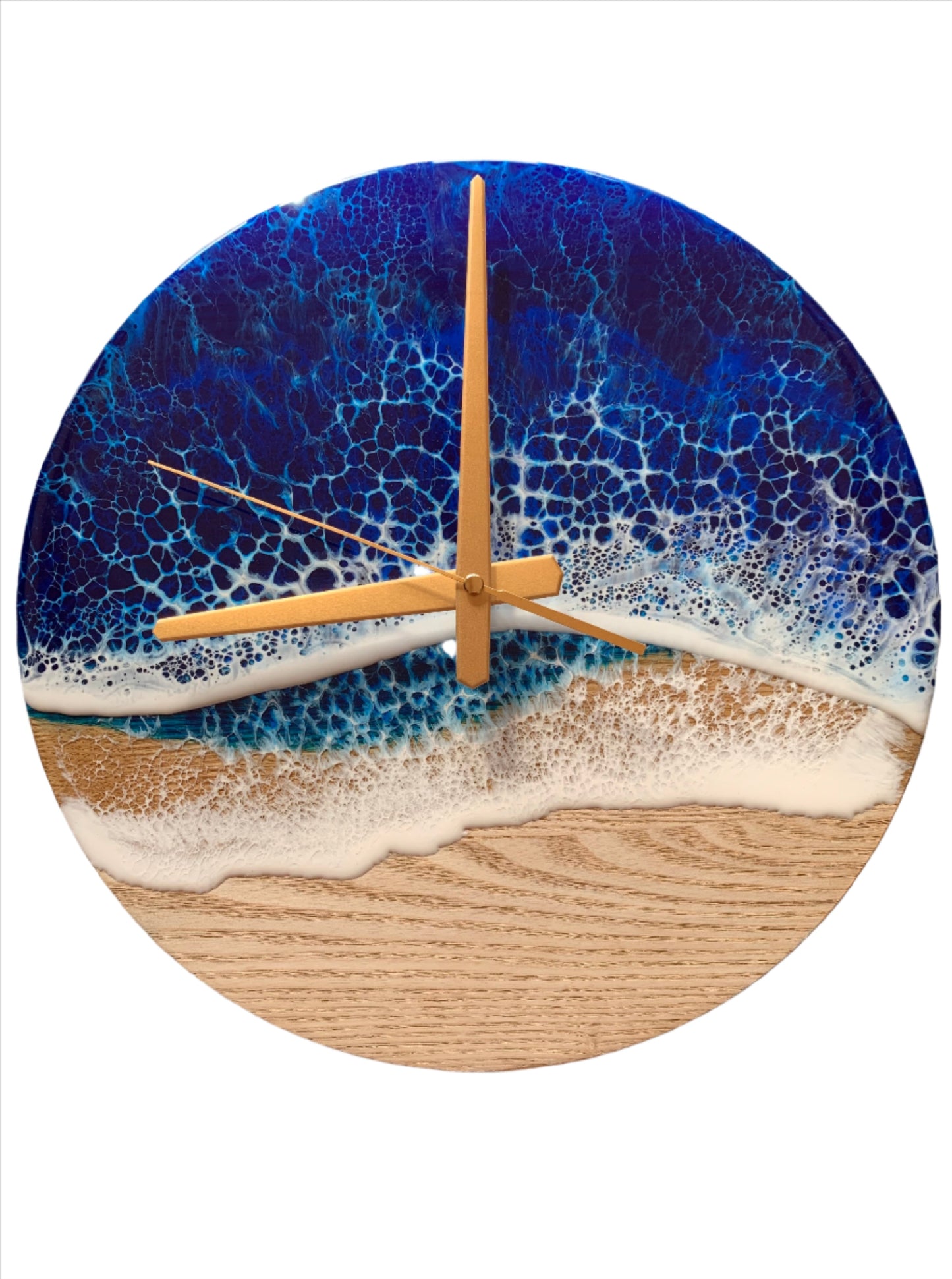 Resin Wave Clocks